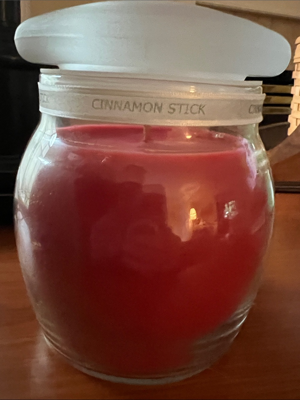 White barn Candle Co.Cinnamon Stick Scented Candle Jar - never burned